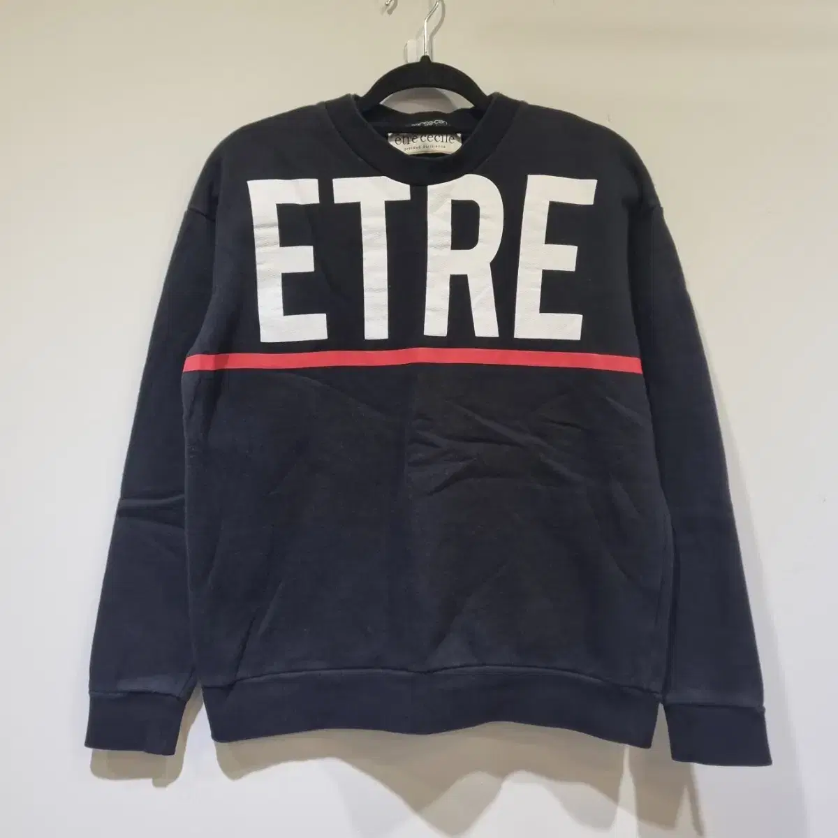 etre cecile 에트르세실 여성 기모 맨투맨